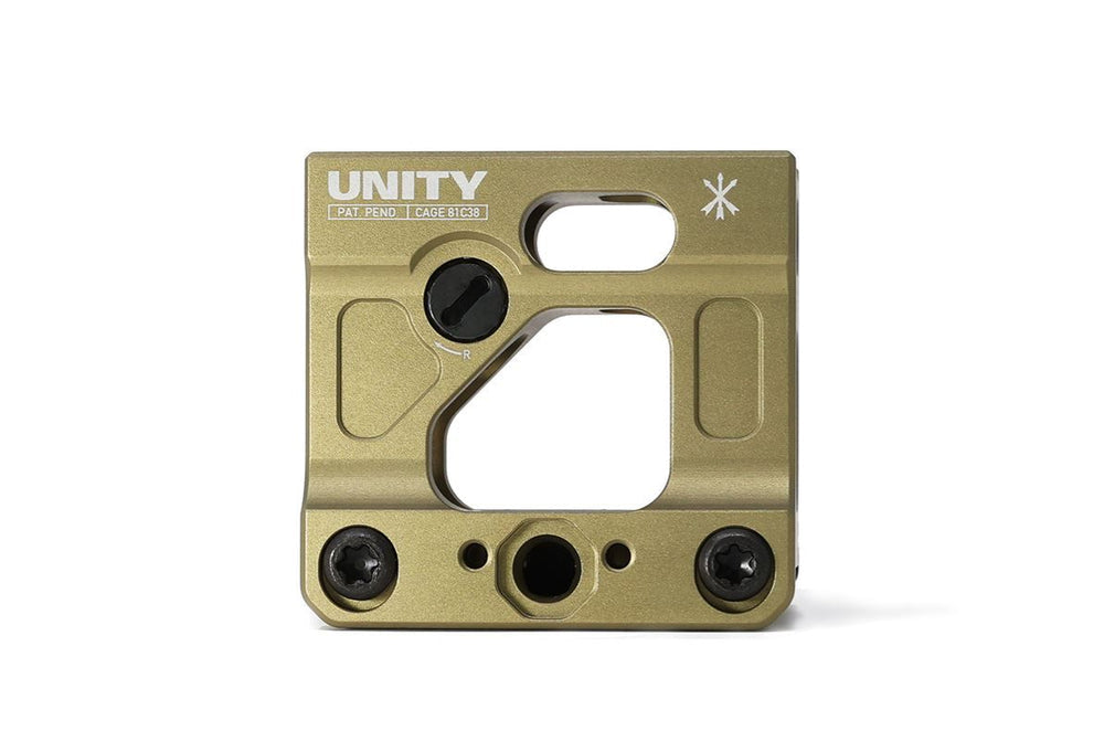 Unity Mount T1 T2 Airsoft Accessory in Olive Drab for Enhanced Tactical Setup