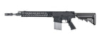 Réplique airsoft GBBR VFC KAC SR25 noire avec crosse réglable et chargeur métallique