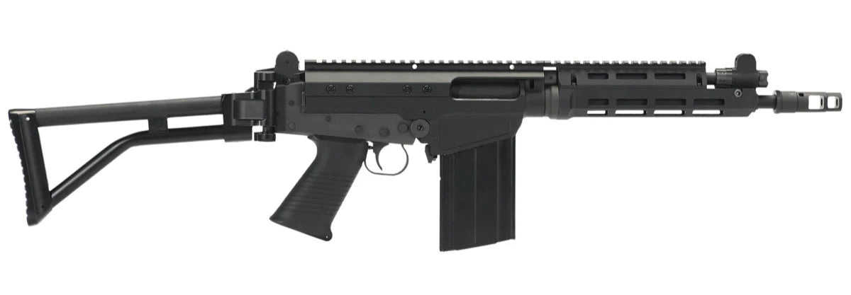 Fusil VFC LAR OSW GBBR noir avec crosse pliante et chargeur amovible