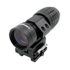 VALKEN black 3x magnifier scope accessory with mounting bracket for enhanced targeting